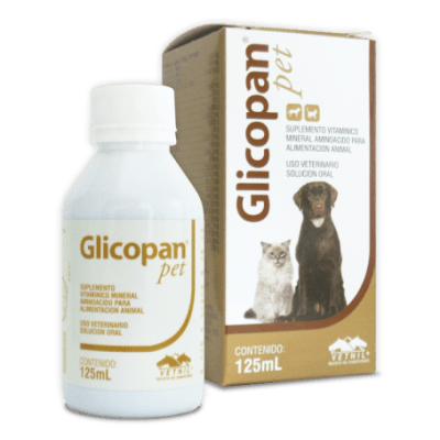 GLICOMIC PET SUSP ORAL PERR-GATO 125 ML