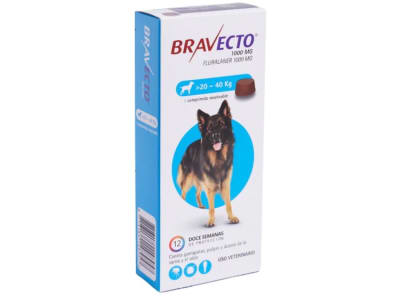 Bravecto Perros Antipulgas Y Garrapatas 20-40 Kg