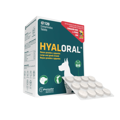 HYALORAL RAZAS GRANDES Y GIGANTES 120 COMP