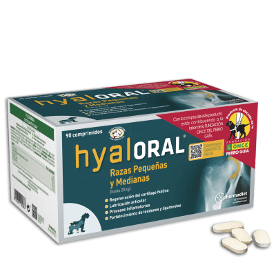HYALORAL PERRO RAZA PEQ Y MED 90 COMP