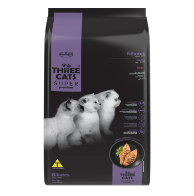 Three Cats Super Premium Gatitos - Pollo (3 KG)