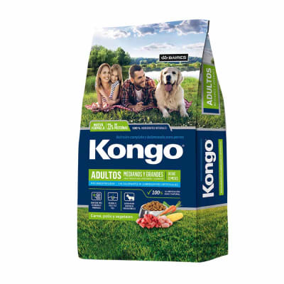 Kongo Adulto Razas Mediana Carne/pollo/veg. 21 Kg