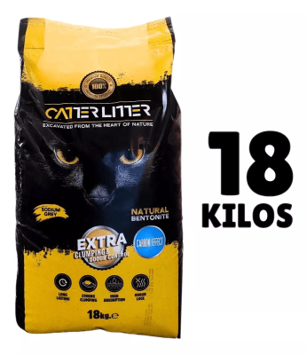 ARENA CATTER LITTER CABON ACTIVO 18 KG