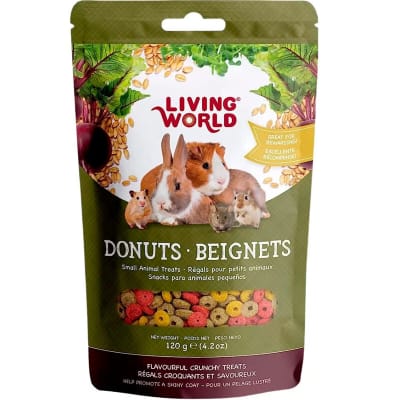 LIVING WORLD DONUTS PEQ. ANIMALES 120GR