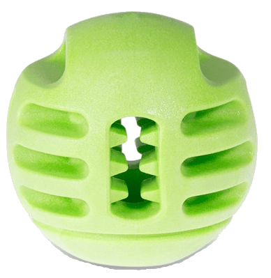 PELOTA PERRO 8CM OLOR MANZANA VERDE
