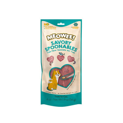 MEOWEE SPOON CHICKEN, SALMON AND DUCK, 4TB, 56GR