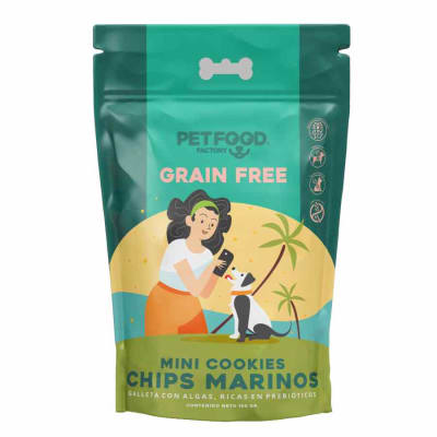 GALLETA GF MINI COOKIES CHIPS MARINOS 180 GR PERRO