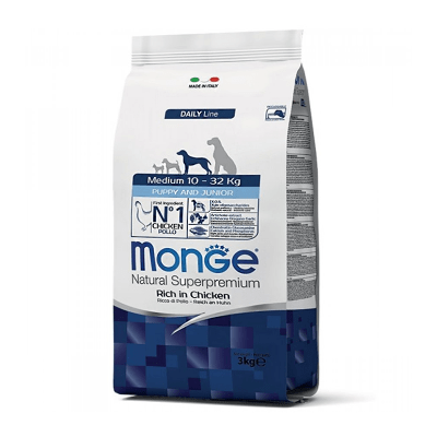 Monge Medium P&J Chicken de 12 kg