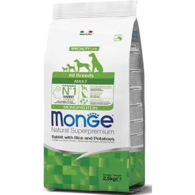 Monge All breed rabbits 2,5 Kg