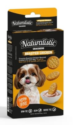 NATURALISTIC CRACKERS ROASTED CHICKEN, 200 GR