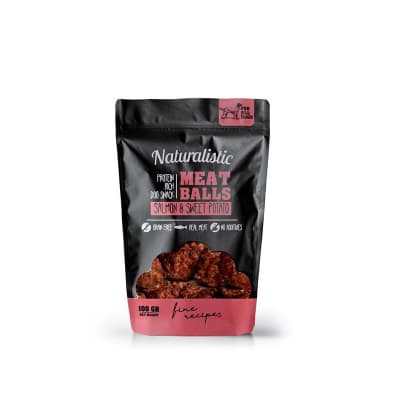 NATURALISTIC MEAT BALLS SALMON AND SWEET POTATO