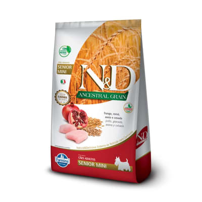 N&D ANCESTRAL CANINE FRANGO SENIOR MINI 2,5KG