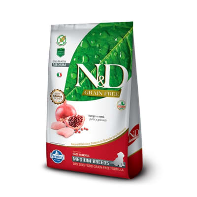 N&D PRIME PERRO CACHORRO MEDIANO POLLO 10,1KG