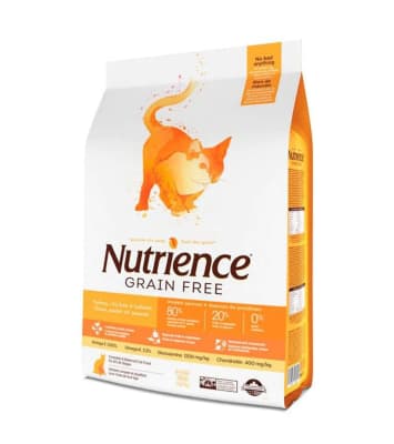 NUTRIENCE GRAIN FREE GATO PAVO/POLLO/ARENQUE 5KG