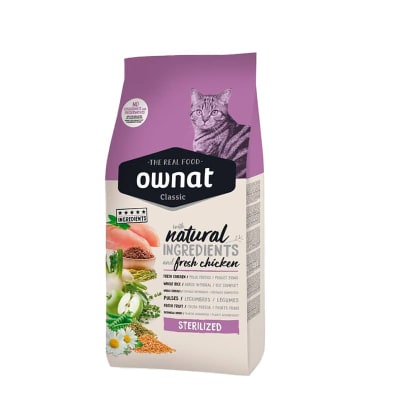 OWNAT CLASSIC GATO ESTERILIZADO 1.5 KG