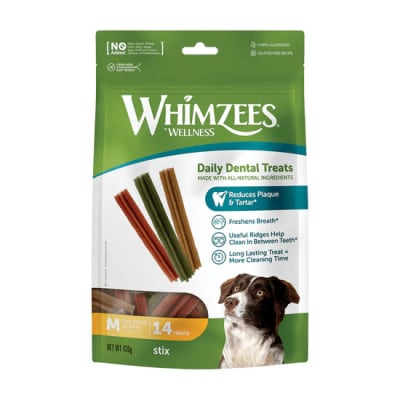 WHIMZEES STIX M 14 UNIDADES