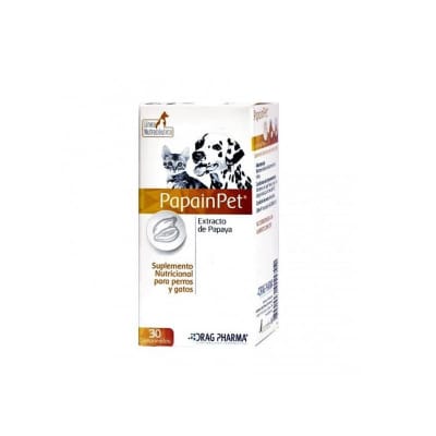 Papainpet Suplemento Para Perros Y Gatos 30 Comprimidos