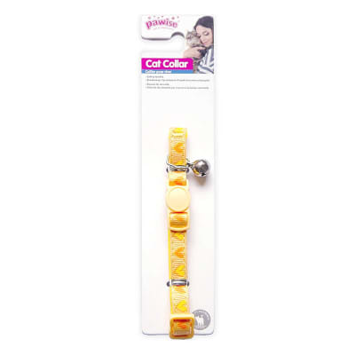 PAWISE COLLAR AMARILLO CORAZONES