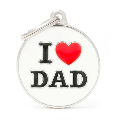 PLACA I LOVE DAD