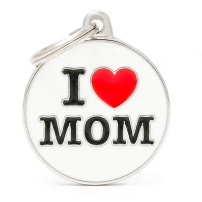 PLACA I LOVE MOM