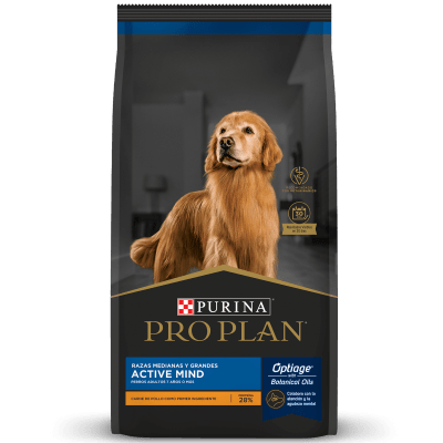 PRO PLAN Active Mind 7+  Perros Razas Medianas y Grandes 15kg