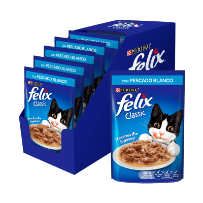 CAJA SACHET FELIX PESCADO BLANCO 24 UN