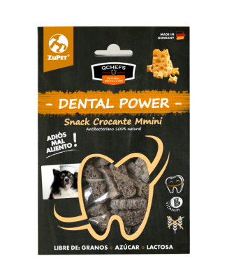 QCHEFS DENTAL SNACK CROCANTE MINI PERRO (65 GR)