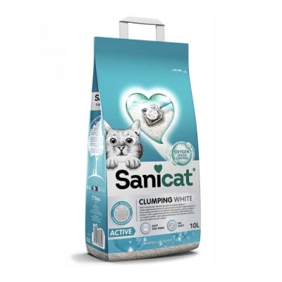 ARENA SANICAT CLUMPING WHITE ACTIVE 10 LT 8,5 KG