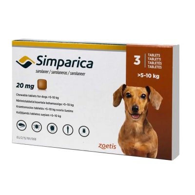Simparica Perro De 5 A 10 Kg 3 Comp