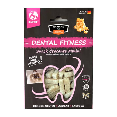 QCHEFS DENTAL SNACK CROCANTE MMINI GATO (60 GR)