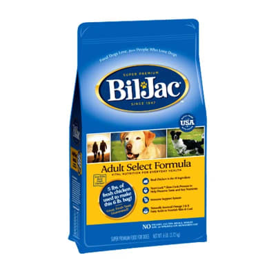 BIL-JAC SELECT DOG FOOD 6,8 KG