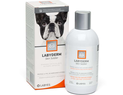 Shampoo Labyderm Skin Soldier 220ml Para Perros Y Gatos Fragancia Natural