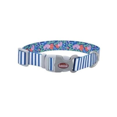 COASTAL SUBLIME COLLAR TEAL STRIPE XS