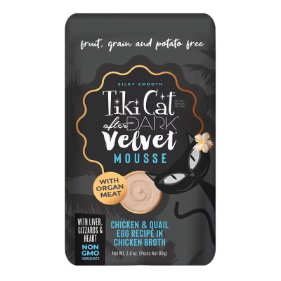 TIKI CAT AFTER DARK VELVET MOUSSE CHICKEN Y DUCK, 80 GR