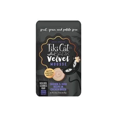 TIKI CAT AFTER DARK VELVET MOUSSE CHICKEN, 80 GR