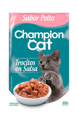 Champion Cat Pouch Gatitos Pollo 100g