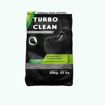 ARENA AGLUTINANTE TURBO CLEAN MANZANA 20 KG