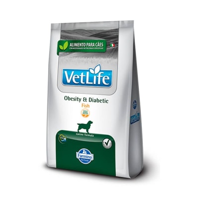 VET LIFE CANINO OBESITY & DIABETIC FISH 10 KG
