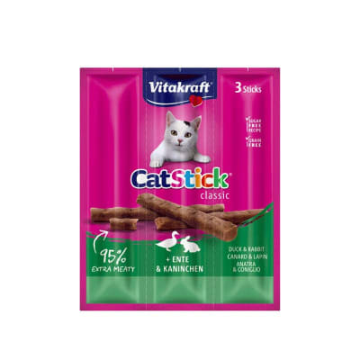 VITAKRAFT CAT STICK CONEJO Y PATO