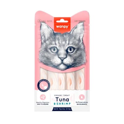 WANPY SNACK CAT - CREAMY - TUNA SHRIMP