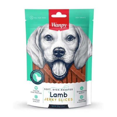 WANPY SOFT LAMB JERKY SLICES 100 GR