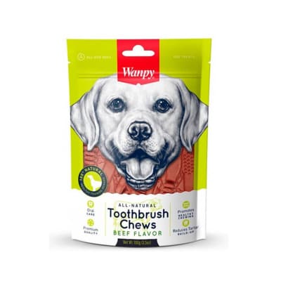 WANPY TOOTHBRUSH CHEWS (BEEF) 100 GR