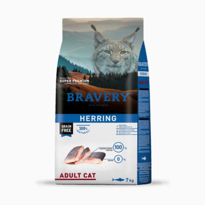 Bravery Gato Adulto Herring (arenque) 7 Kg