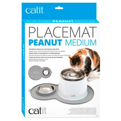 CATIT ALFOMBRA PROTECTORA C/PLATO GRIS