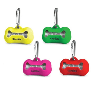 DISPENSADOR BOLSAS HIGIENICAS CON MOSQUETON