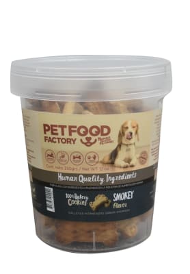 Galletas Para Perros Sabor Carne Pet Food Factory - 350 Gr