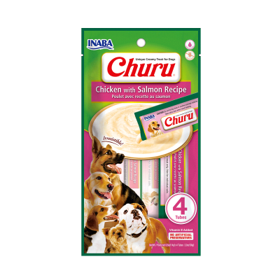 IB CHURU CHICKEN WITH SALMON RECIPE 56 GR PERRO