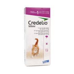 CREDELIO GATO 12 MG 1 COMP 0,5 - 2 KG