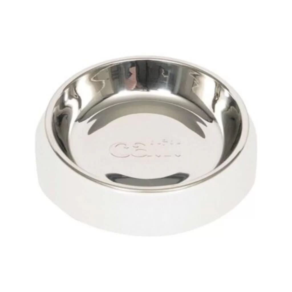 CATIT COMEDERO BORDE BAJO INDIVIDUAL BLANCO1