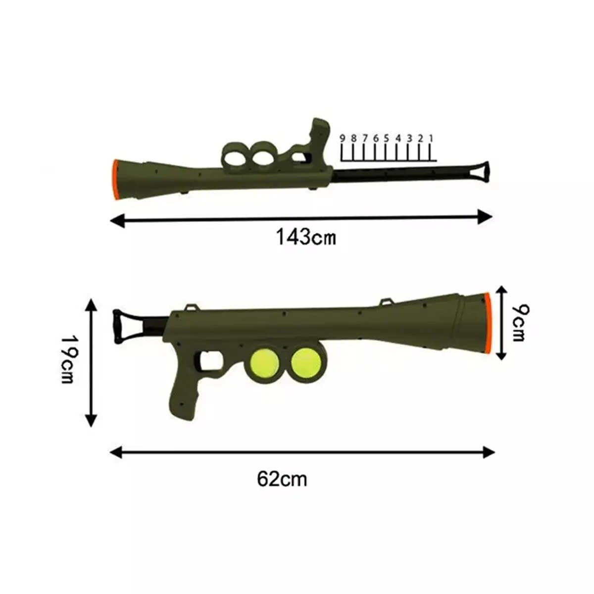 LANZADOR PELOTAS MINI BAZOOKA PARA PERROS2